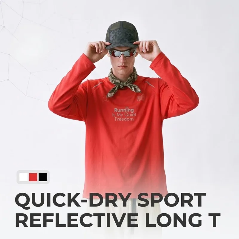 Hiking - Kaos Olahraga Reflektif untuk Berlari –