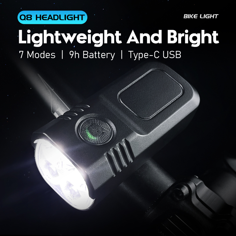 Rechargeable Bicycle Headlight 1000 Lumen - Lampu depan sepeda CYCLAMI, cahaya pit