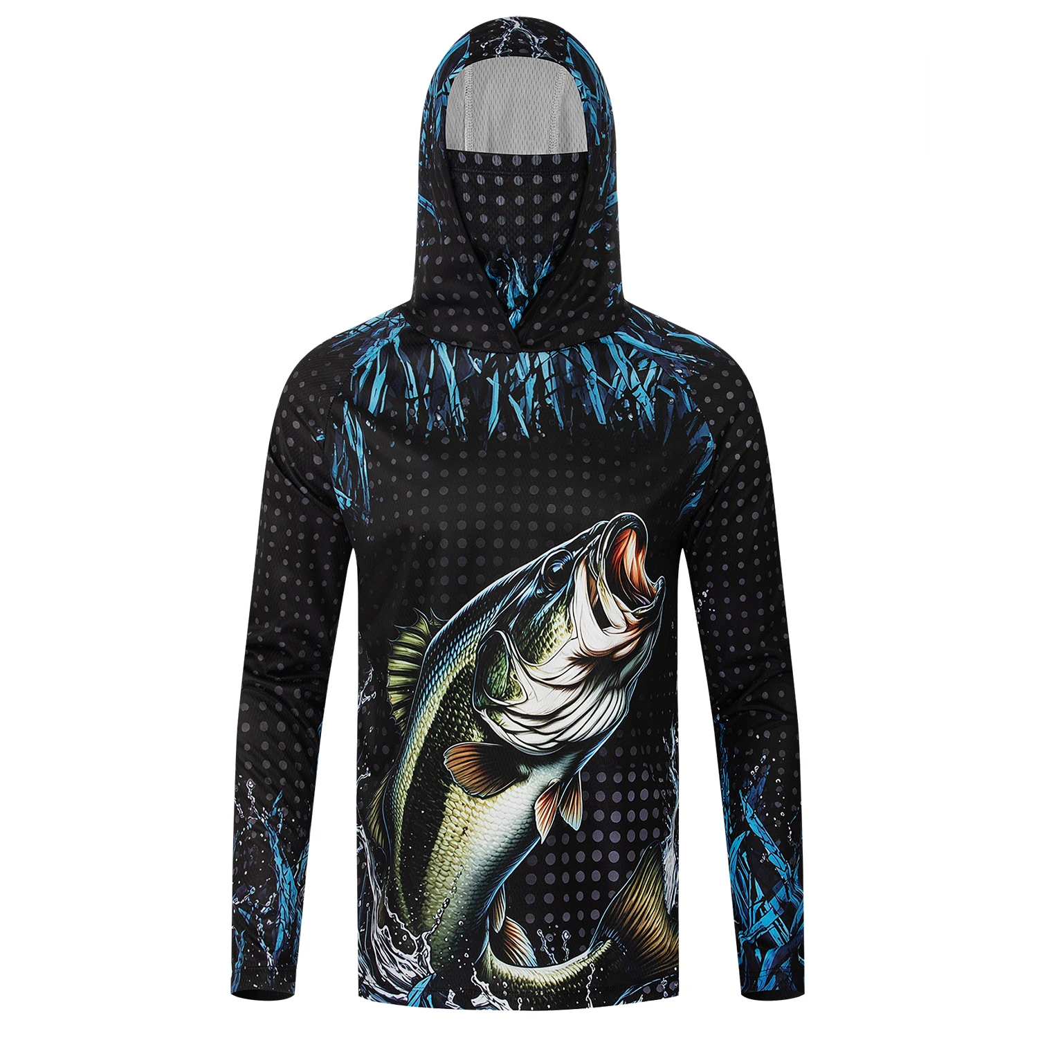 Hoodie Pancing Pria UPF50+ den - Hiking ulasan dan harga