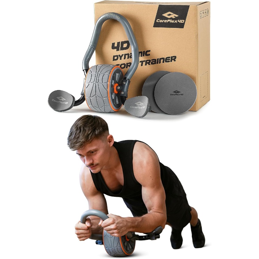 Alat Latihan Otot Perut CoreFl - Ab Roller Wheel With Elbow Support ulasan dan harga
