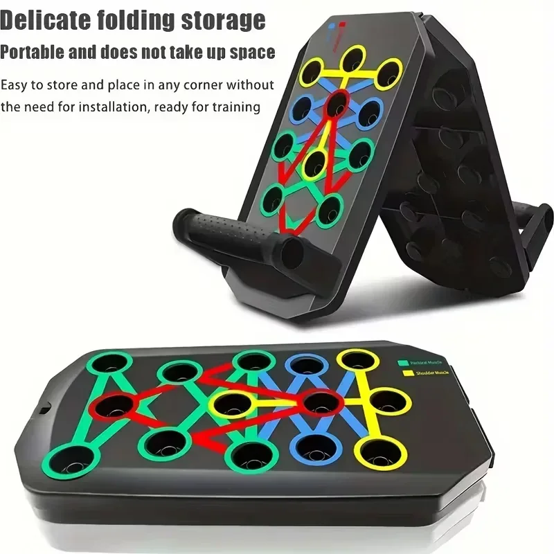 1 Set Papan Latihan Push-up Mu - Push Up Board Foldable Multi Function ulasan dan harga