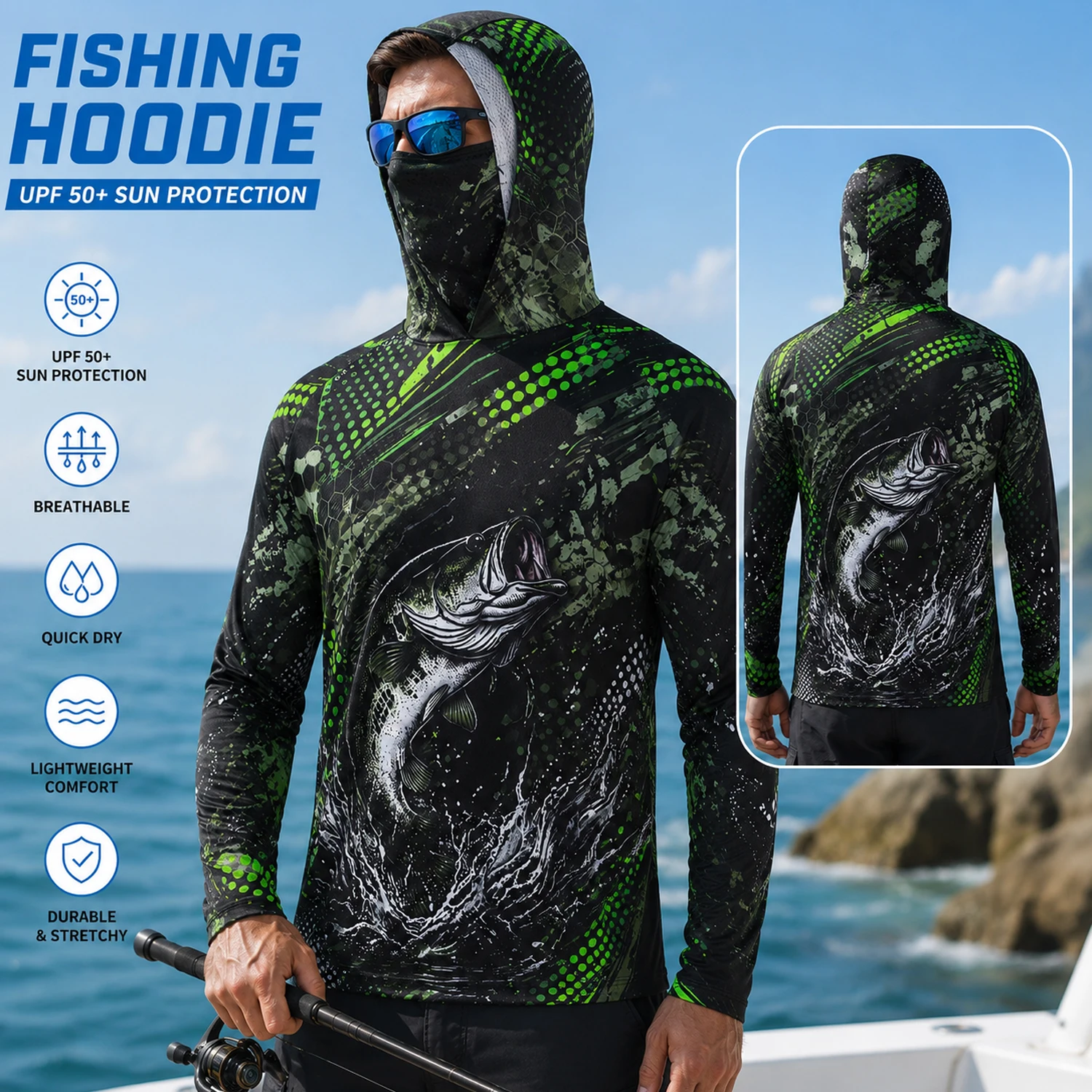 Kemeja Memancing Lengan Panjan - Hiking ulasan dan harga